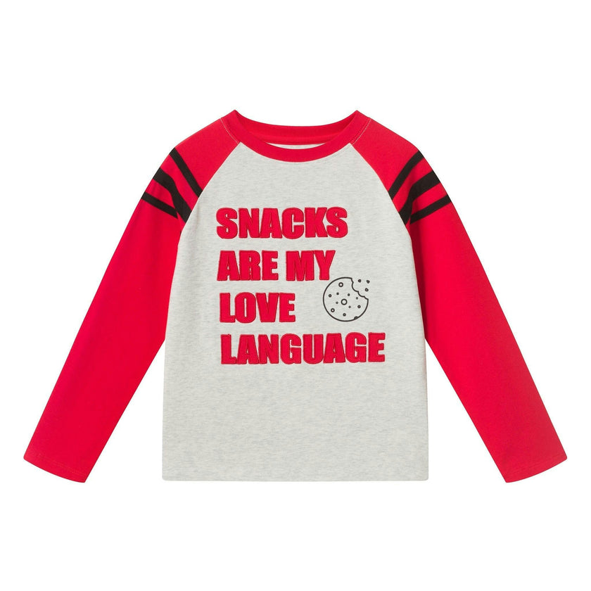Boys Twofer Graphic Tee | Snacks Are My Love Language