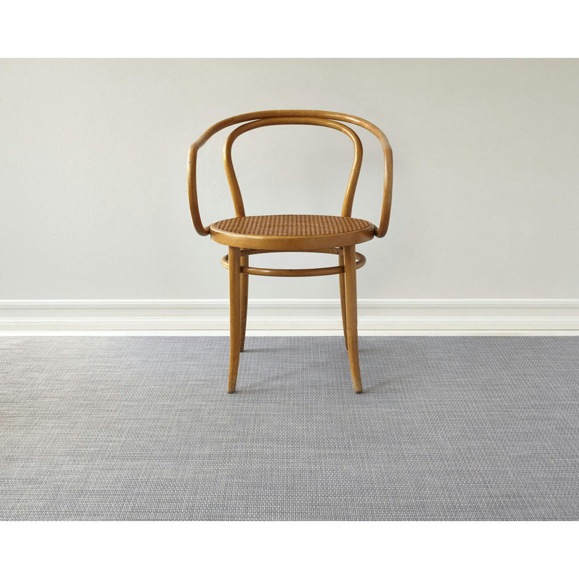 Basketweave Floor Mat, Grey