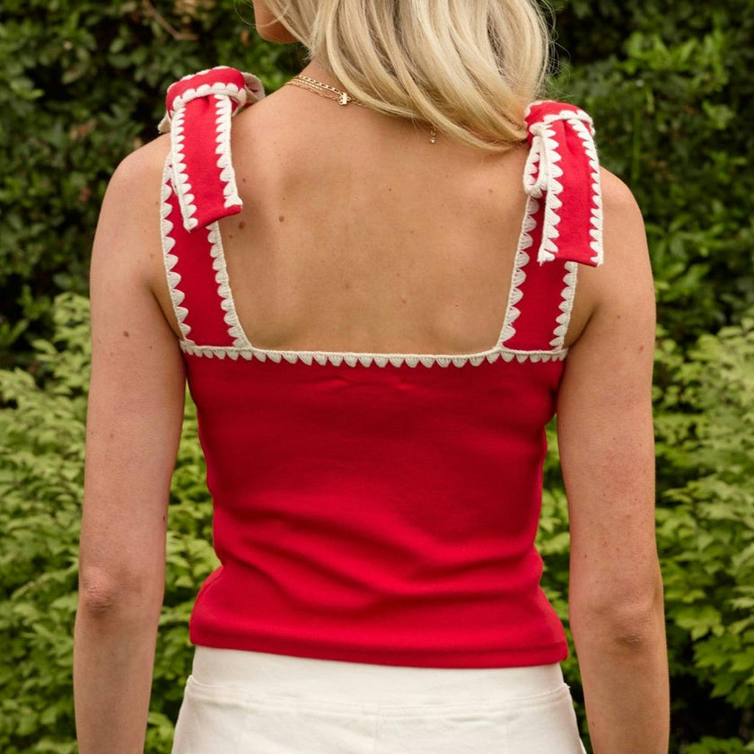 Sammi Top in Firework Red