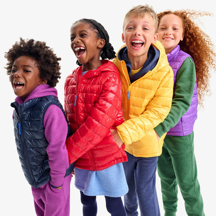Kids lightweight puffer jacket