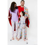 Comic Hero Bamboo Men's Pajama Set