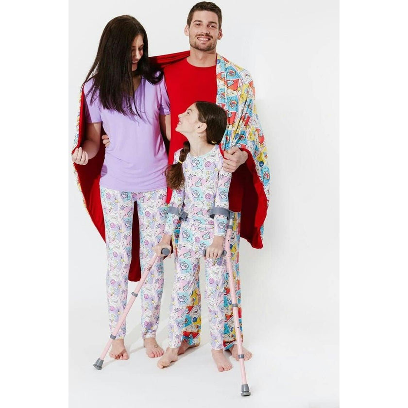 Comic Hero Bamboo Men's Pajama Set