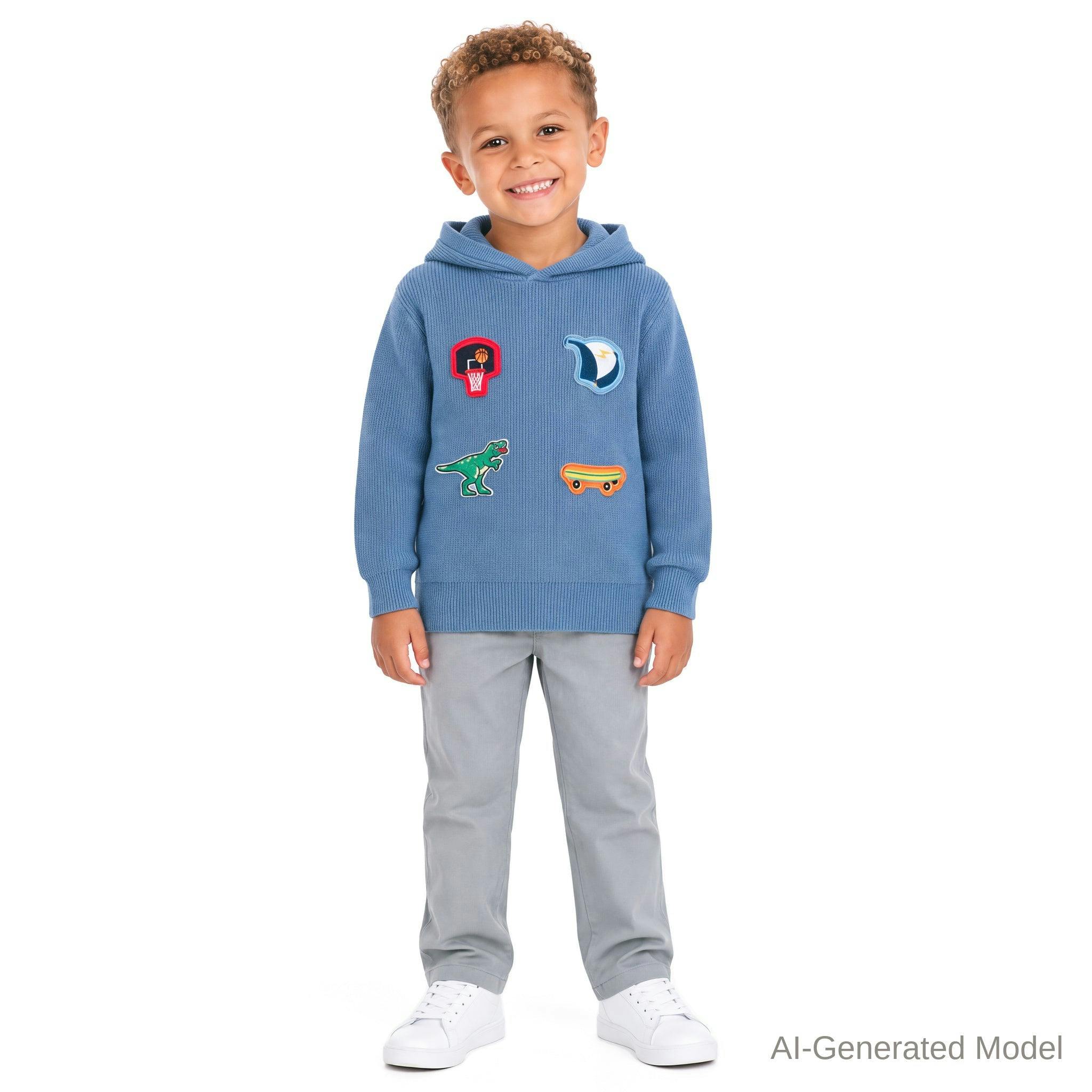 Hooded Sweater | Playtime Patches