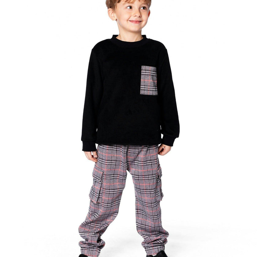 Plaid Cargo Pant