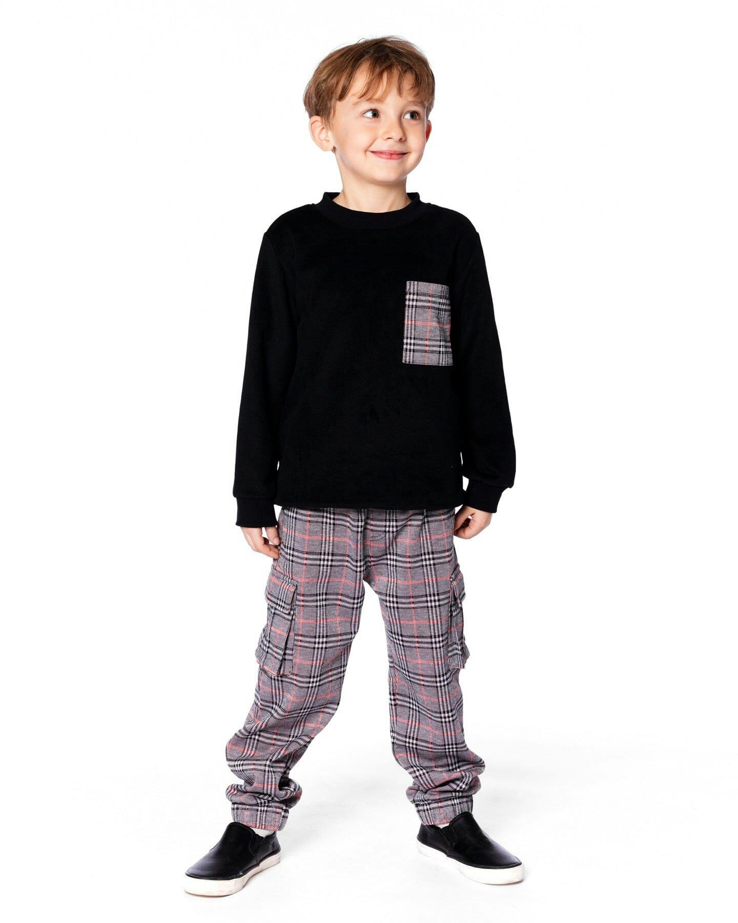 Plaid Cargo Pant