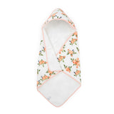 Infant Hooded Towel - Watercolor Roses