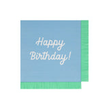 Mixed Happy Birthday Large Napkins