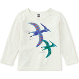 Dinos Baby Graphic Tee, White