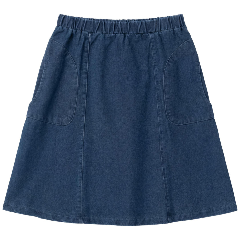 Colored Denim Skirt