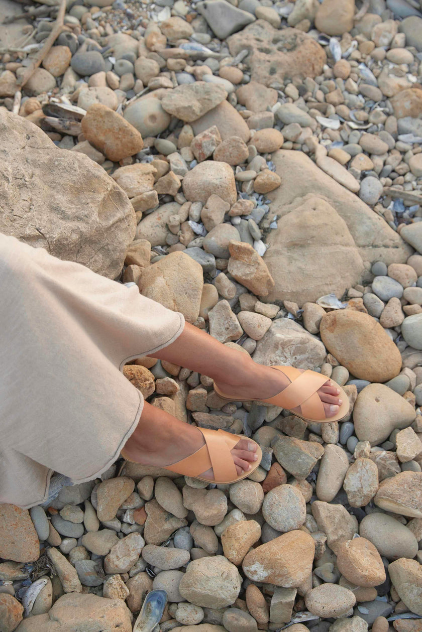 Women's Paros Sandals, Natural