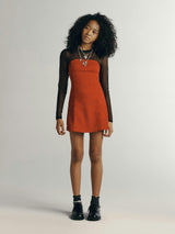 Bety Strapless Denim Dress | Rouge
