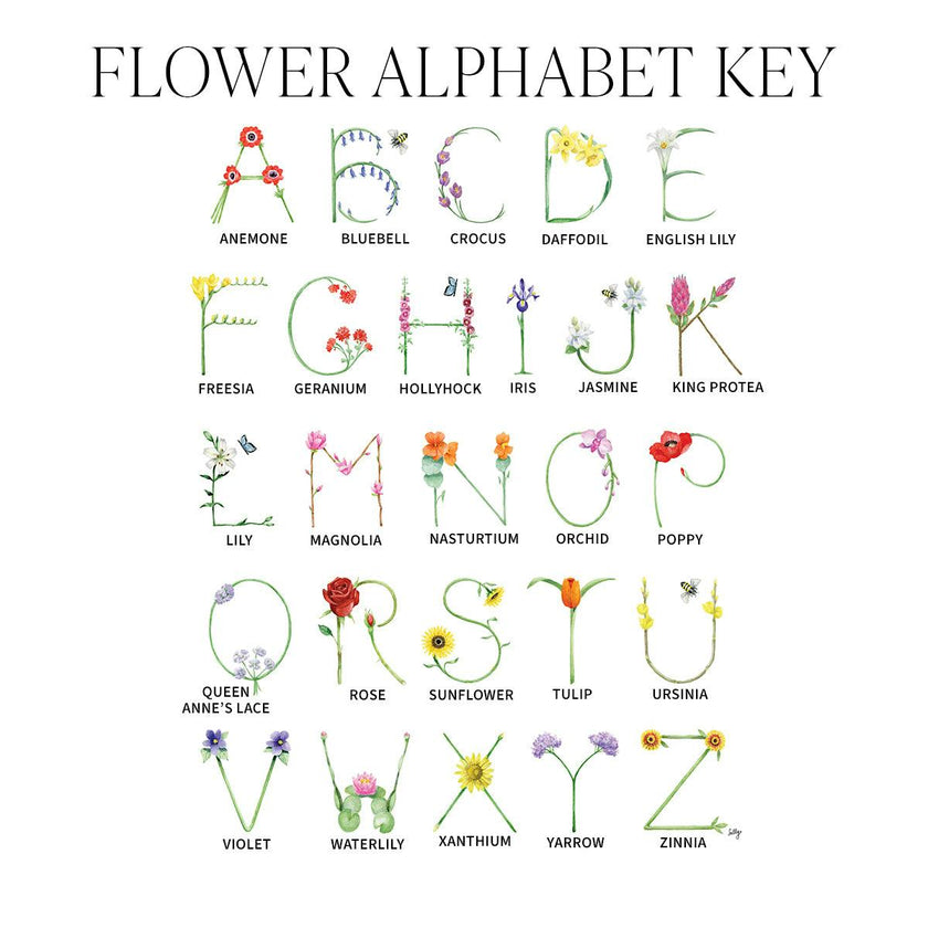 Flower Alphabet