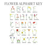 Flower Alphabet