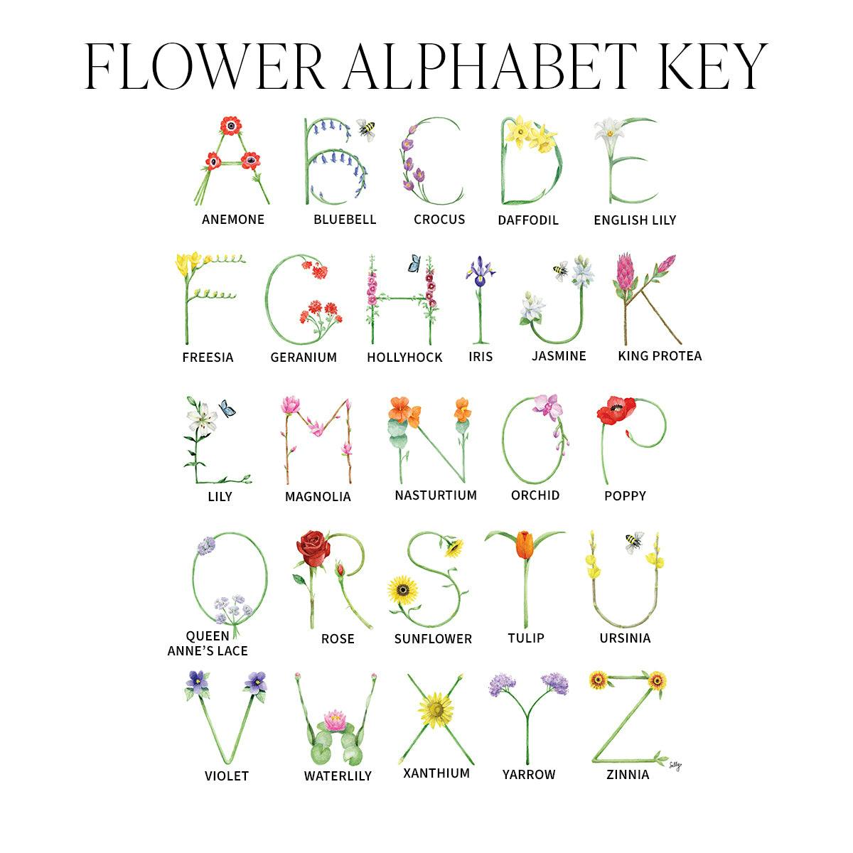 Flower Alphabet