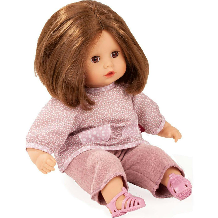 Muffin Soft Mood 13" Cuddly Baby Doll with Brown Hair to Wash and Style