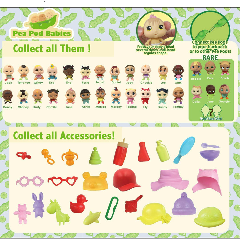 Pea Pod Babies: Collectible Mystery Surpise - 2 Pack