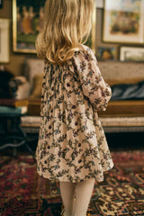 Charlotte Dress in Harvest Toile