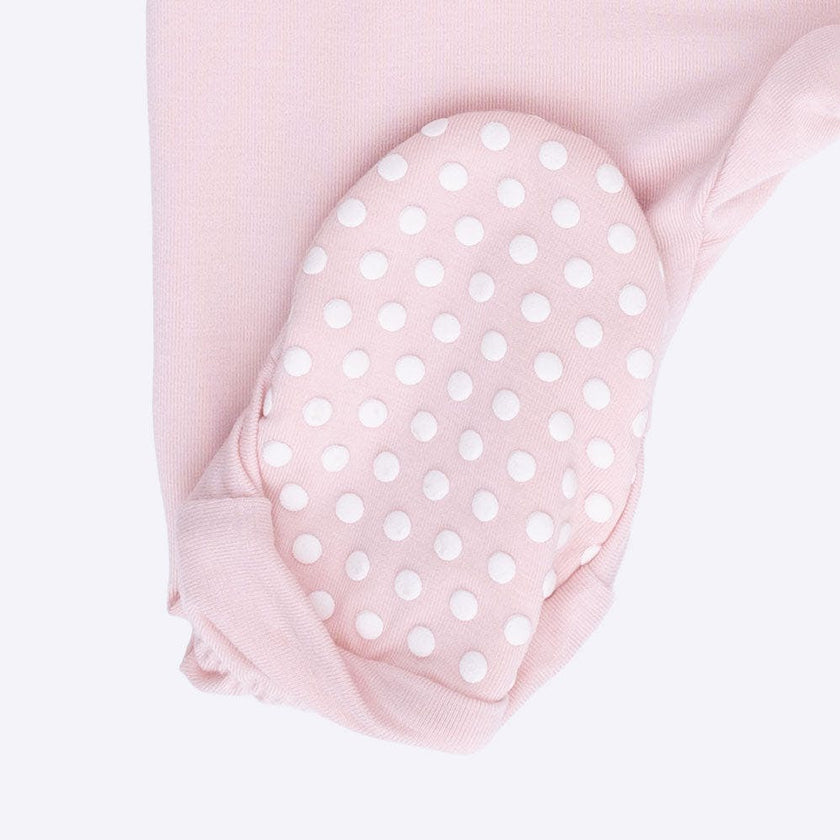 Solid Lotus - 2 Way Ruffle Sleeve Zipper Footie