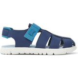 Oruga Sandals, Dark & Light Blue