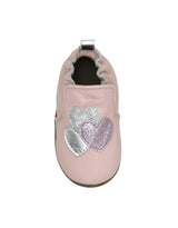 Heart Sparkle Lt Pink Soft Sole