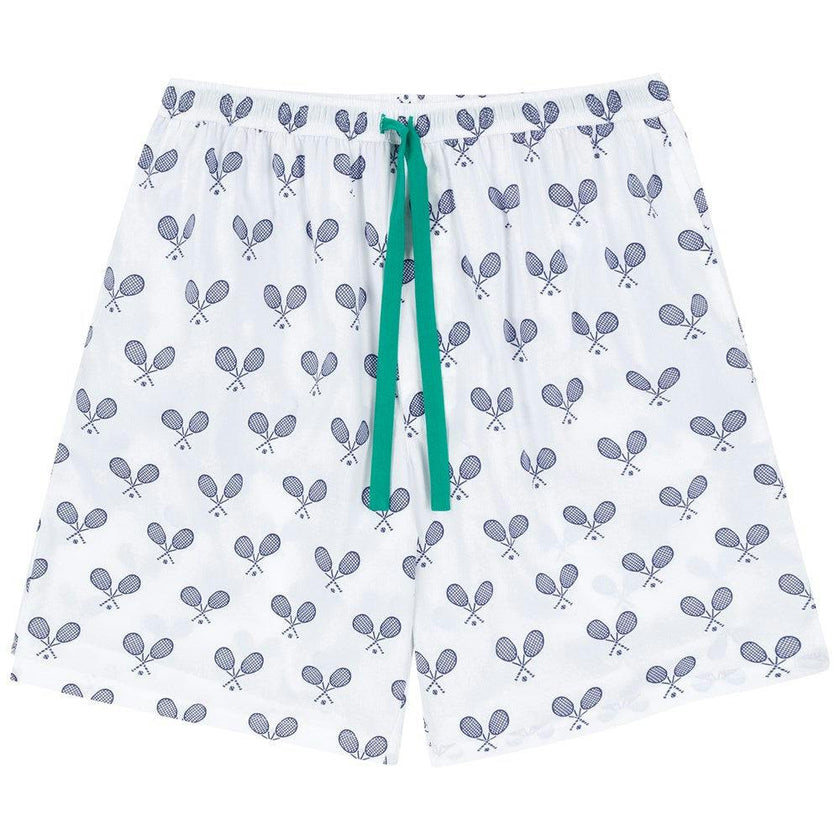 Men's Tennis Navy Sleep Shorts