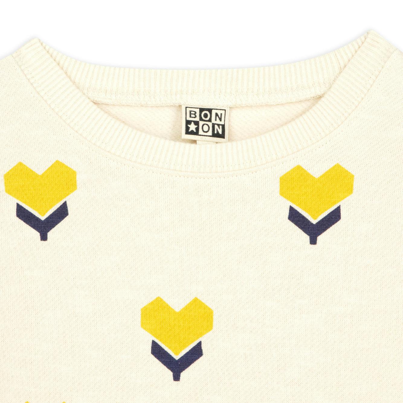BONTON Smile Sweatshirt - Coeur Flower