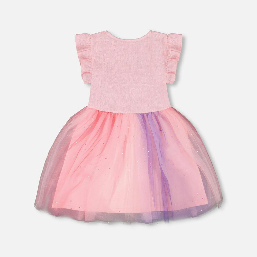 Bi-Material Mesh Dress