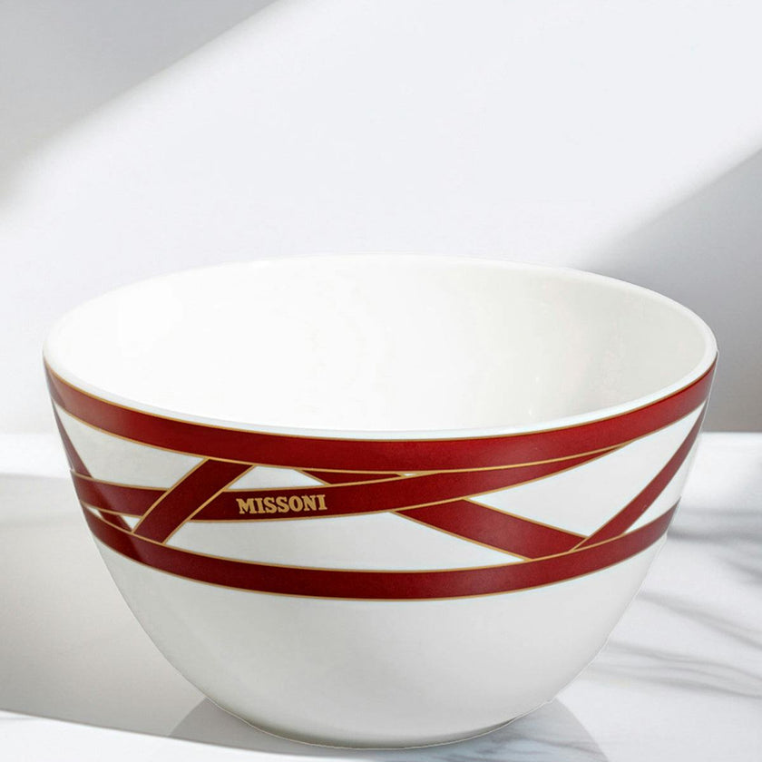 NASTRI BORDEAUX Set 2 Pcs. Rice Bowl - Ø 11,3* H. 6 Cm