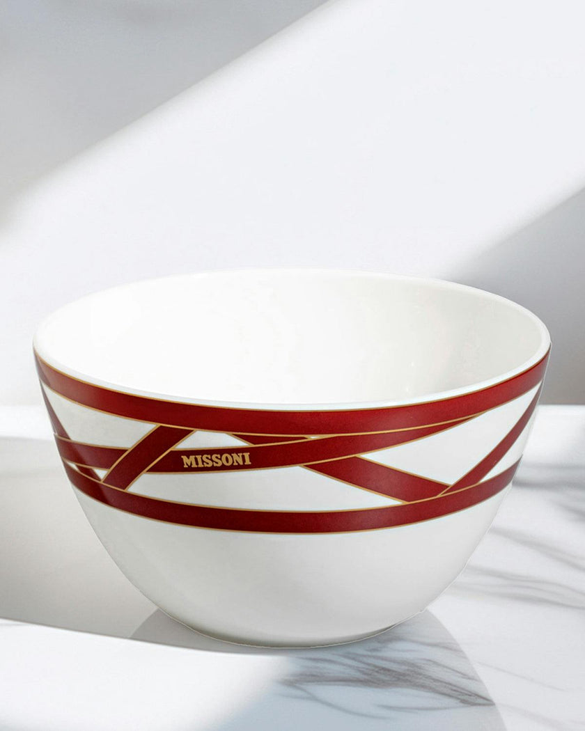 NASTRI BORDEAUX Set 2 Pcs. Rice Bowl - Ø 11,3* H. 6 Cm