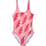 Shiny Sugar Flash Sleeveless One-Piece Swimsuit