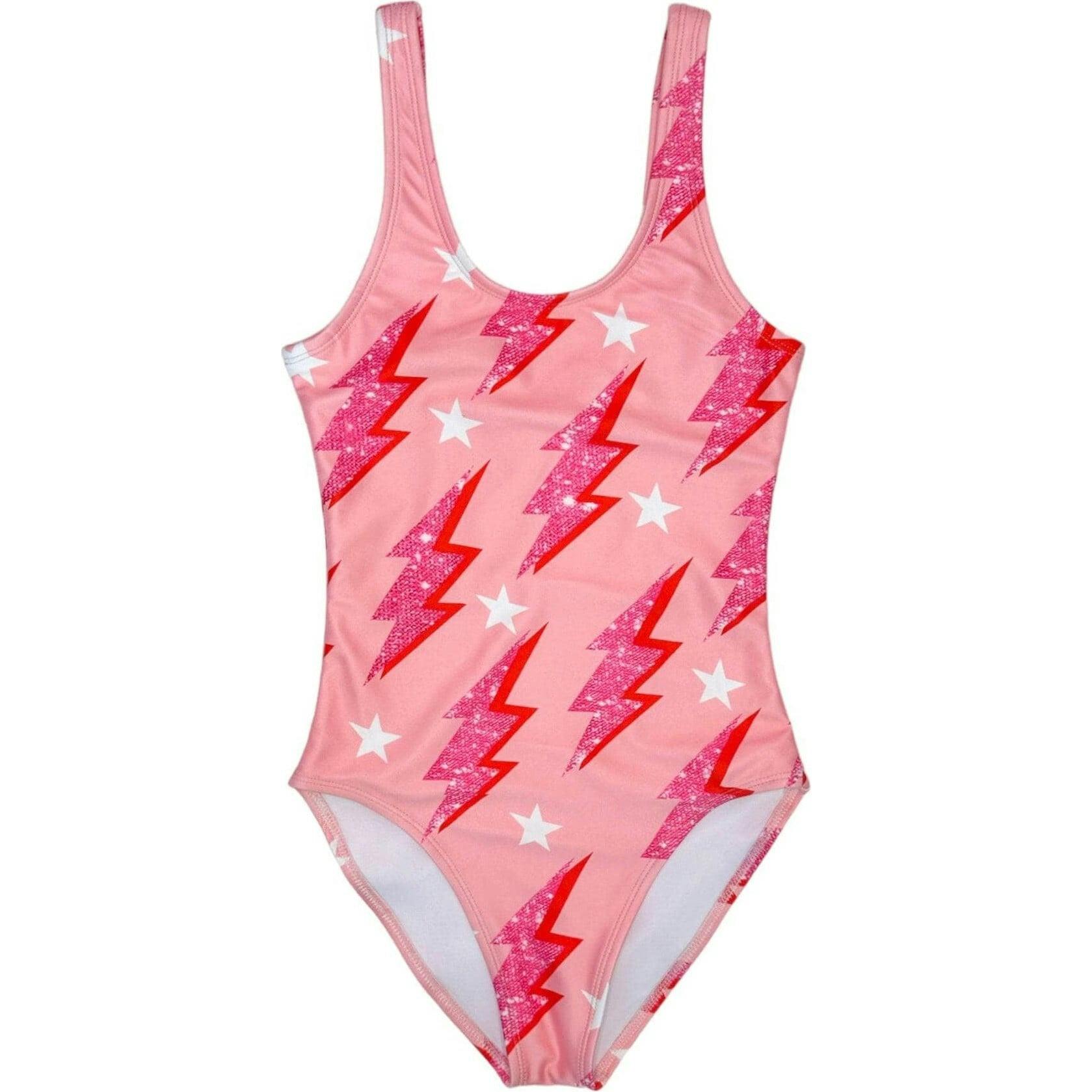 Shiny Sugar Flash Sleeveless One-Piece Swimsuit