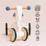 Wooden Rainbow Ride On Trike