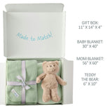 SNUGGLE TIME -  Matching Lennox Blankets for Mom, Baby and Plush Toy