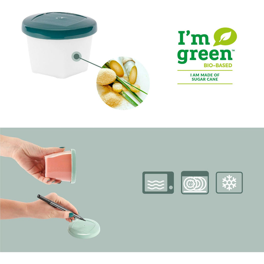 Biosourced Baby Food Storage Jars | Plant-Based, BPA-Free