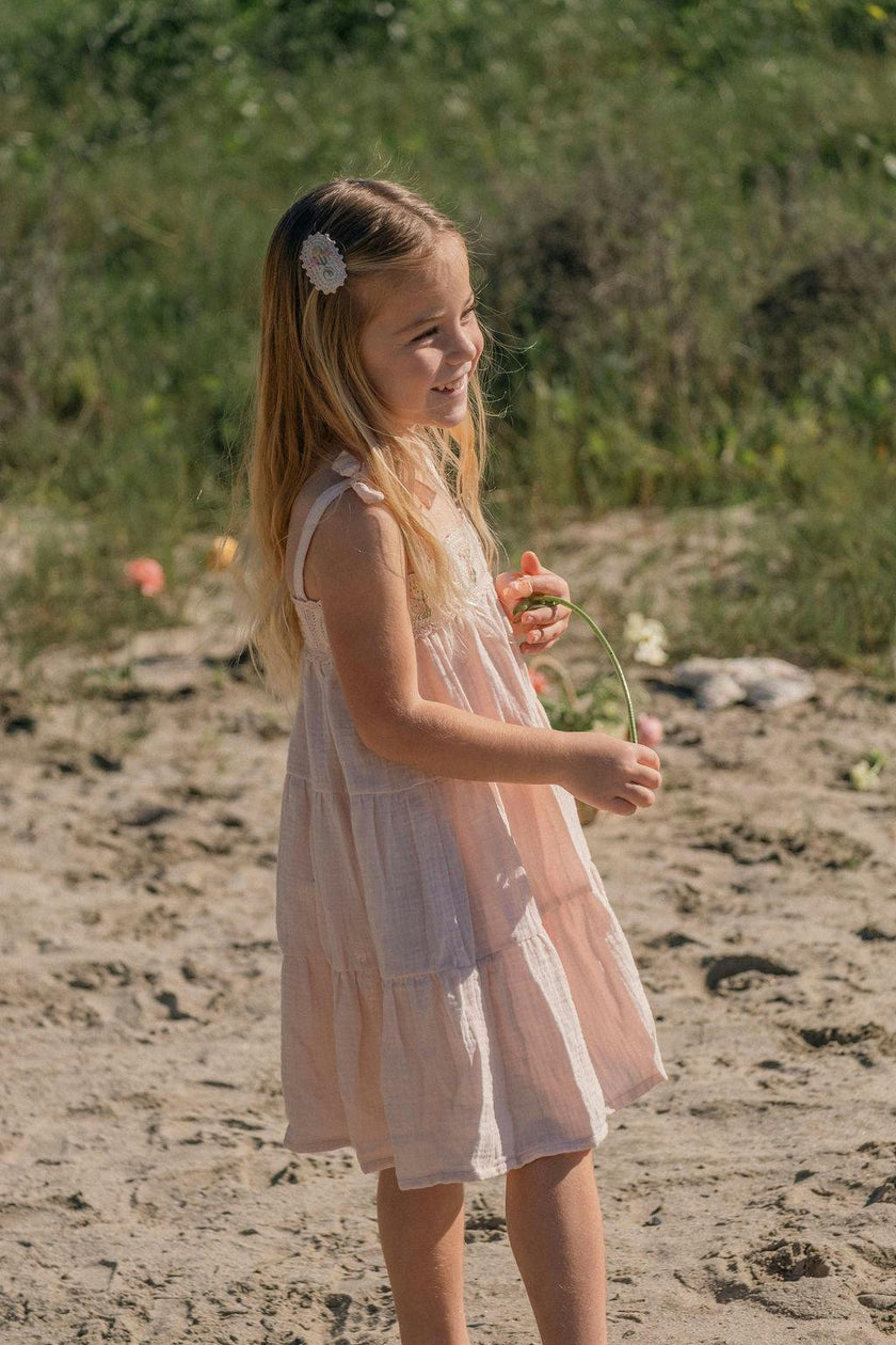 Crochet Dress in Petal Bouquet