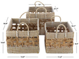 Daixi Set Of 3 Baskets