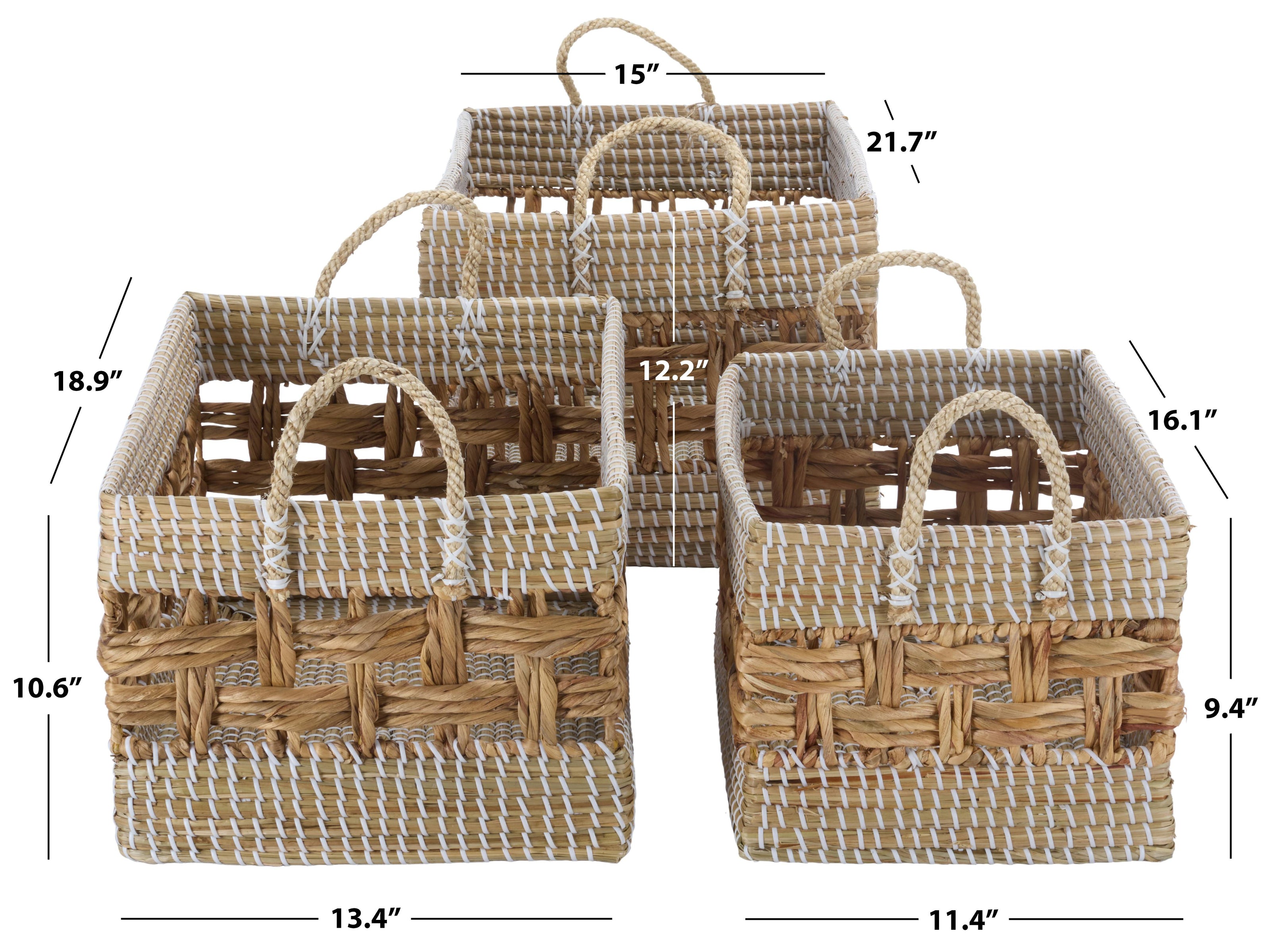 Daixi Set Of 3 Baskets