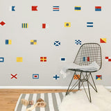 Nautical Flags • Peel-and-Stick Wall Decals