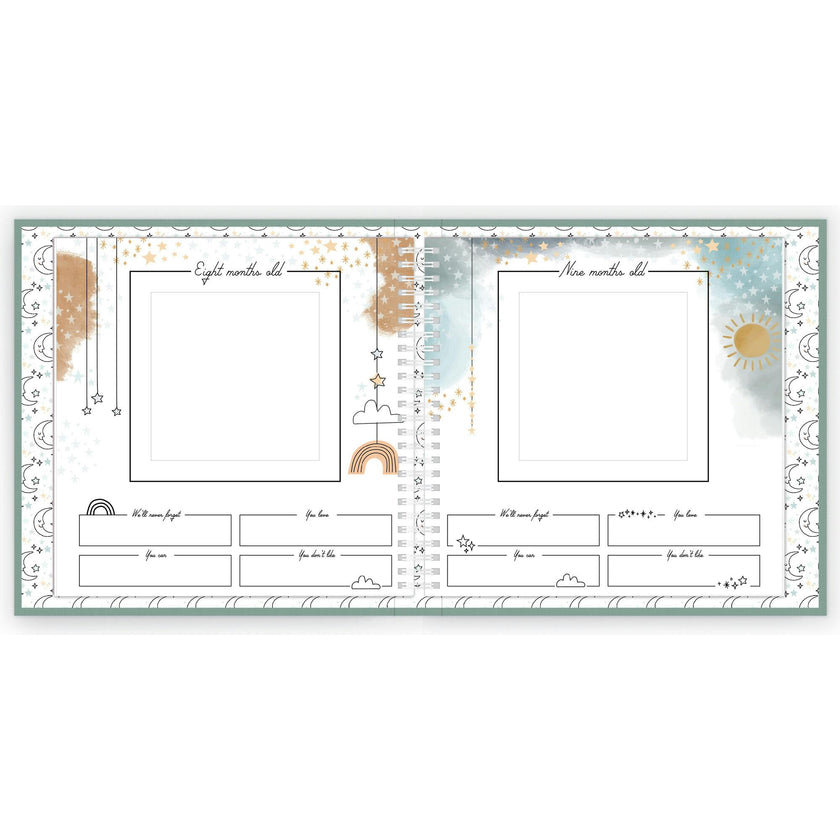 Celestial Skies Luxury Memory Baby Book