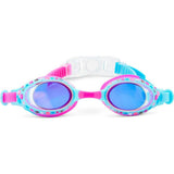 Crystal Violet Rhinestone Youth Swim Goggle