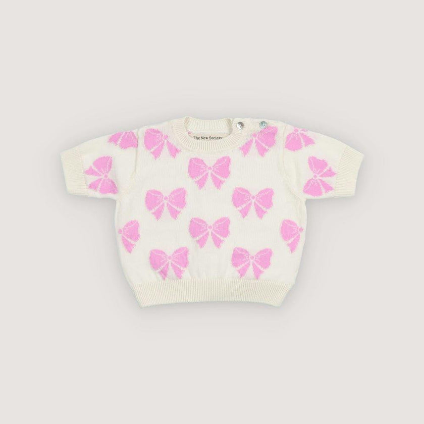 Pinpilin Baby Jumper Pink Lavander Bow