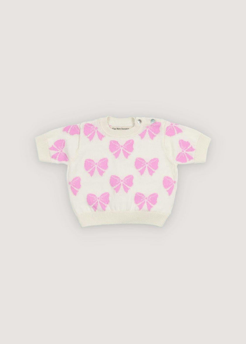 Pinpilin Baby Jumper Pink Lavander Bow