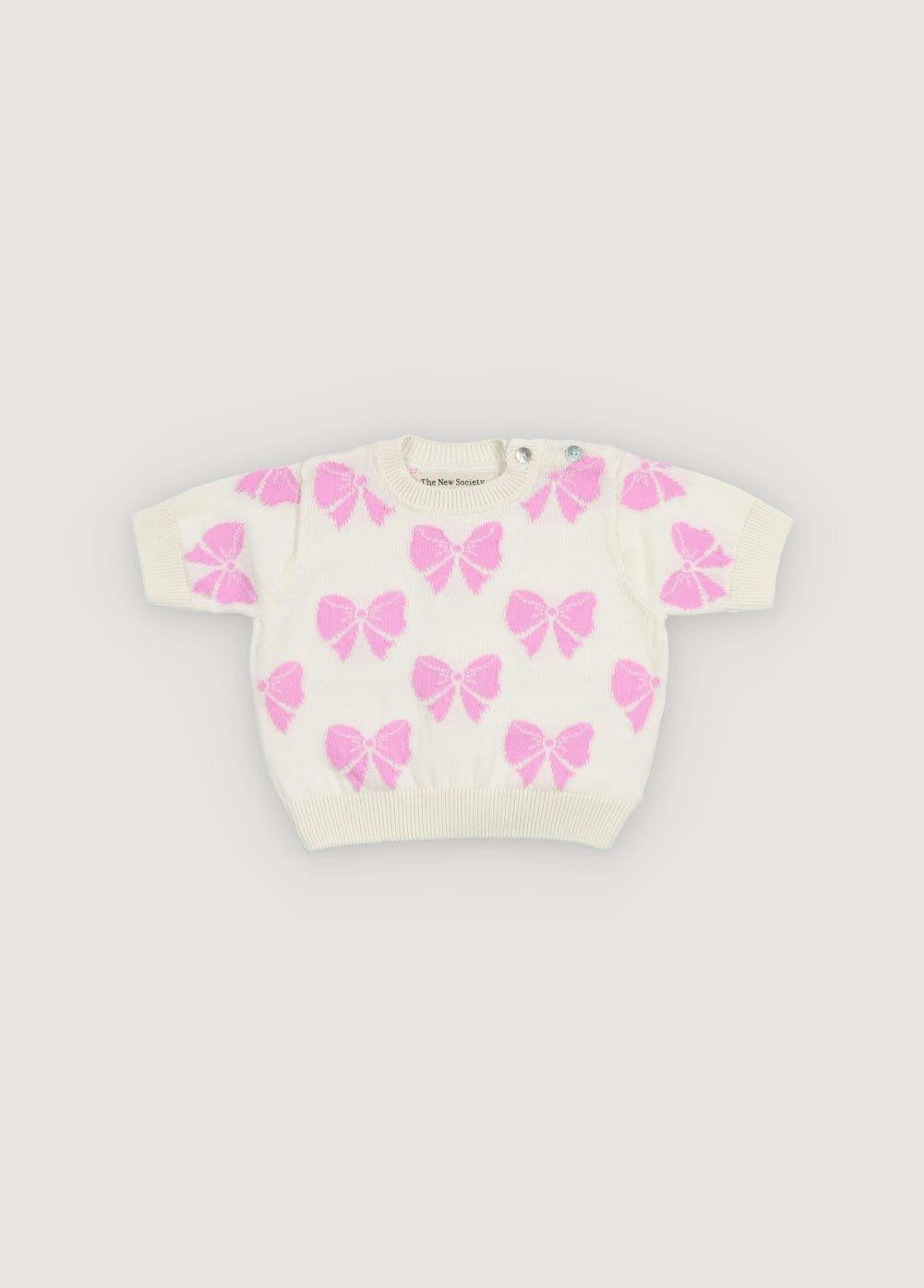 Pinpilin Baby Jumper Pink Lavander Bow