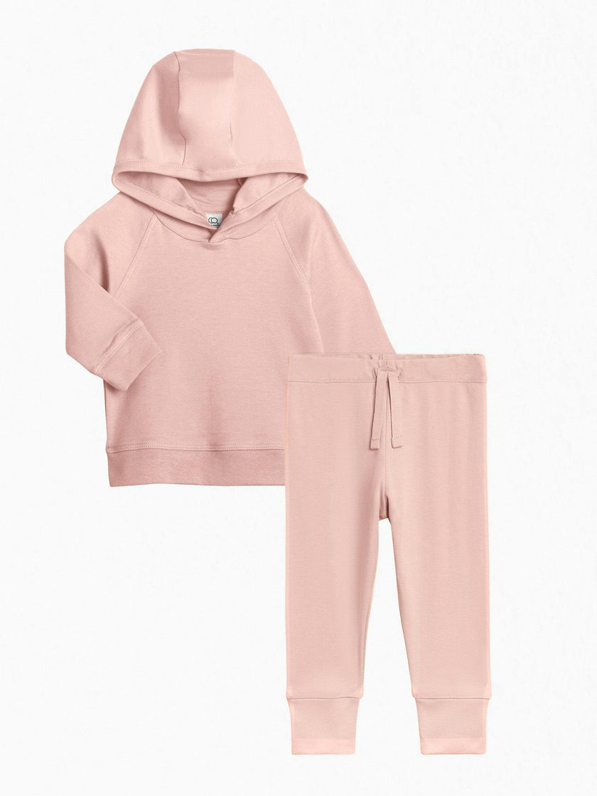 Organic Infant Lightweight Hoodie and Pant Set