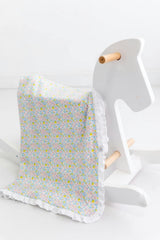 Roller Pups Girl Pima Cotton Baby Blanket