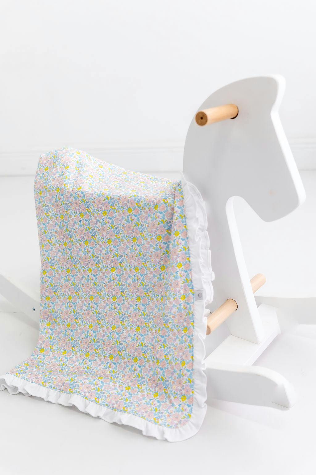 Roller Pups Girl Pima Cotton Baby Blanket
