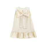 Ivory Sofia Bow Dress