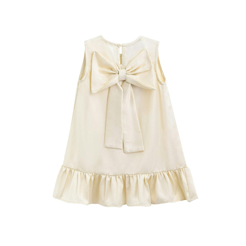 Ivory Sofia Bow Dress