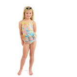 The Paradiso - Girls Ruffle One Piece with Tutu UPF 50+