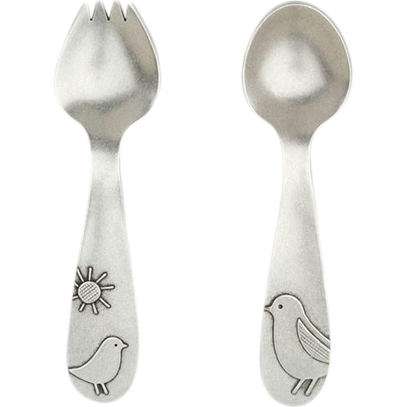 Momma and Baby Bird Spoon Set